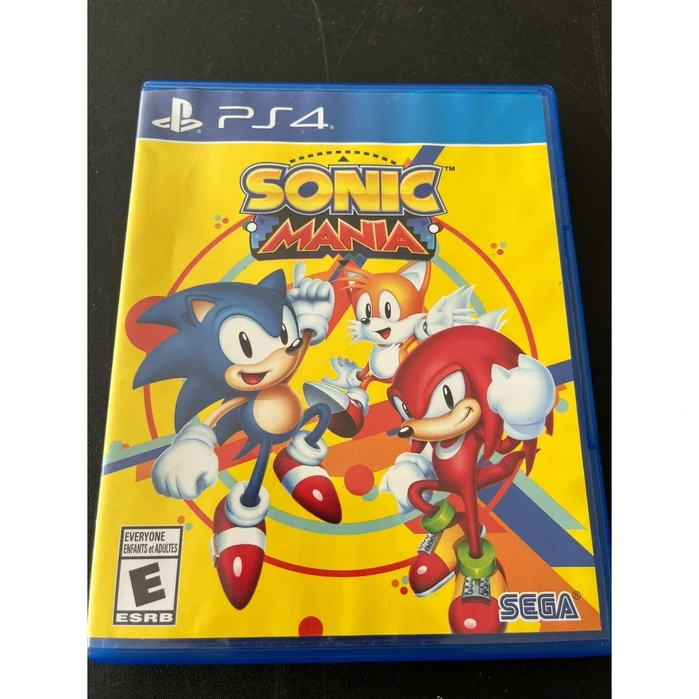 Sonic Mania Playstation 4 Action Game Rated E Cartoon SEGA